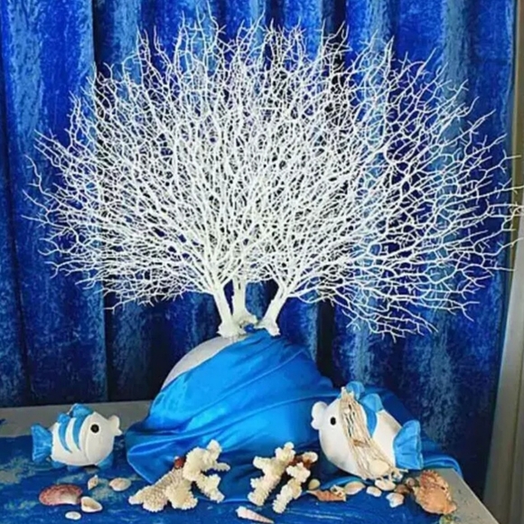 Faux Coral Fan Pick Prop - Five Pieces (5) - Decor - Picture 5 of 6